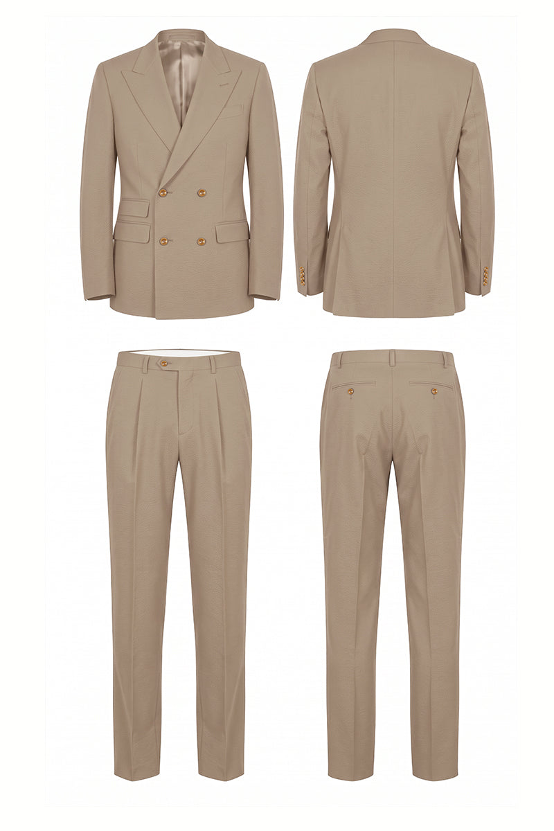 Light Brown 50% Merino Wool Suits