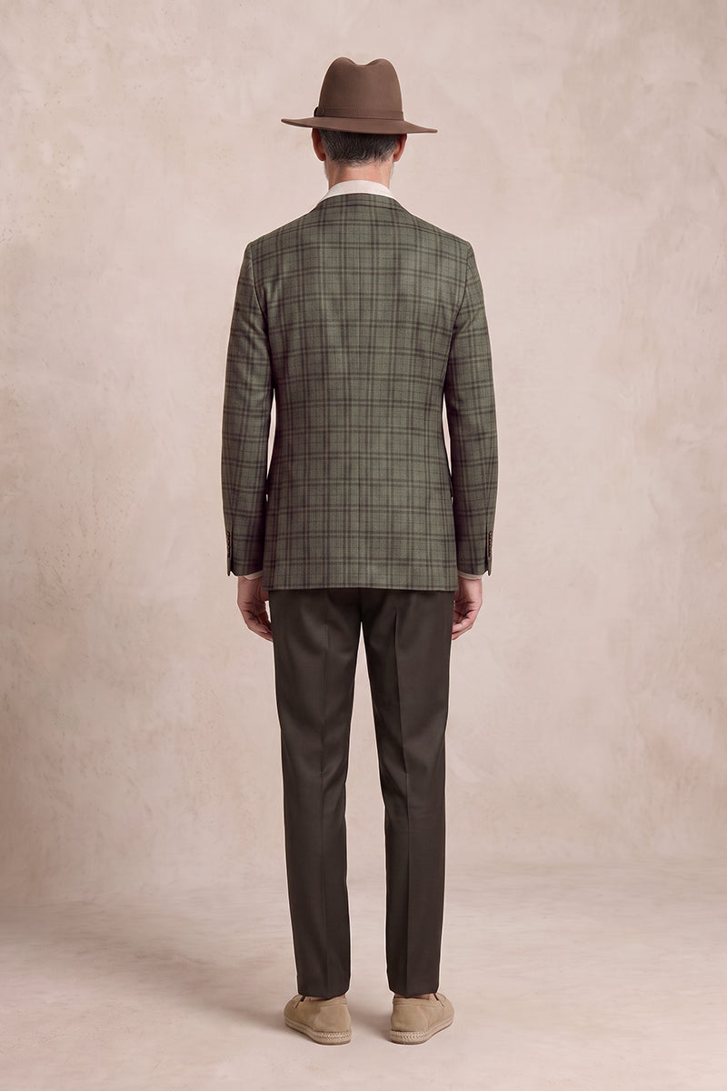Brown 60% Merino Wool Suit