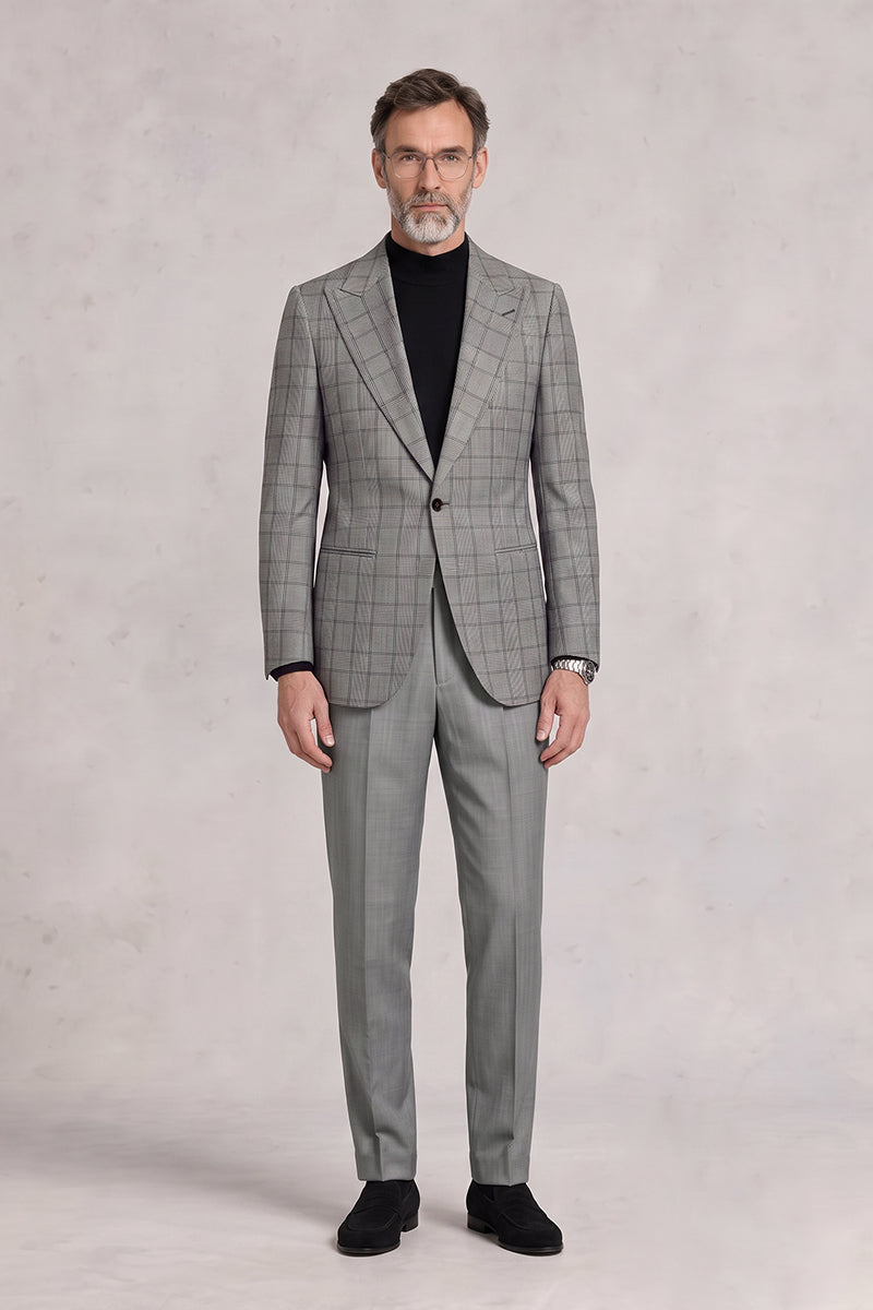 Gray 50% Merino Wool Suits