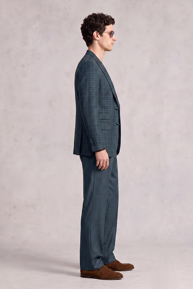 Navy Blue 50% Merino Wool Suits