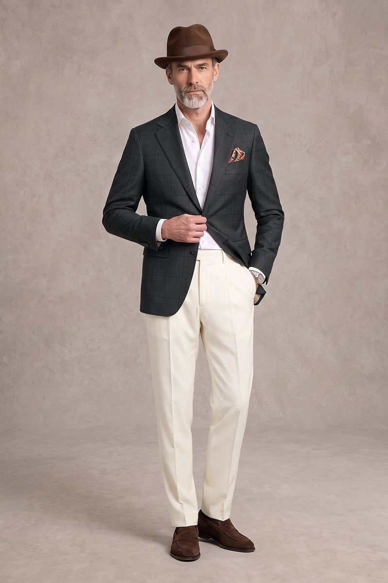 Black 50% Merino Wool Suits