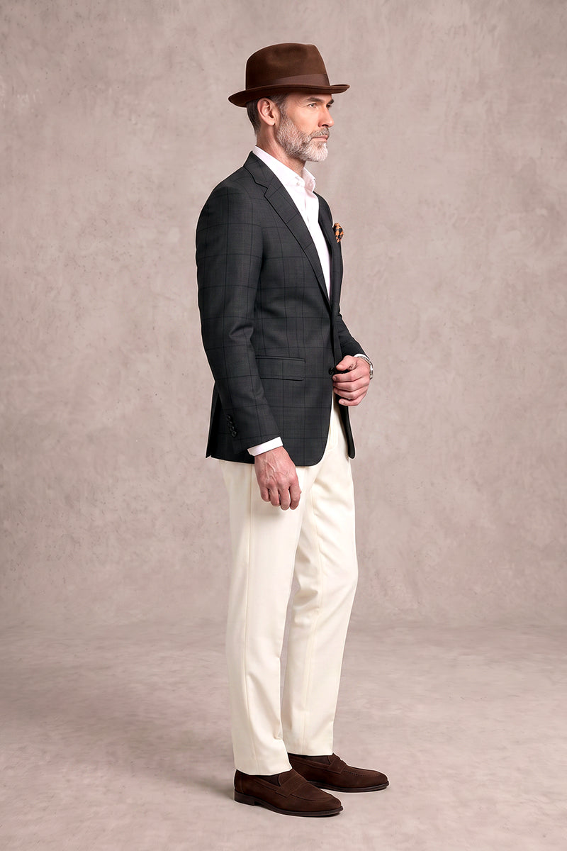 Black 50% Merino Wool Suits