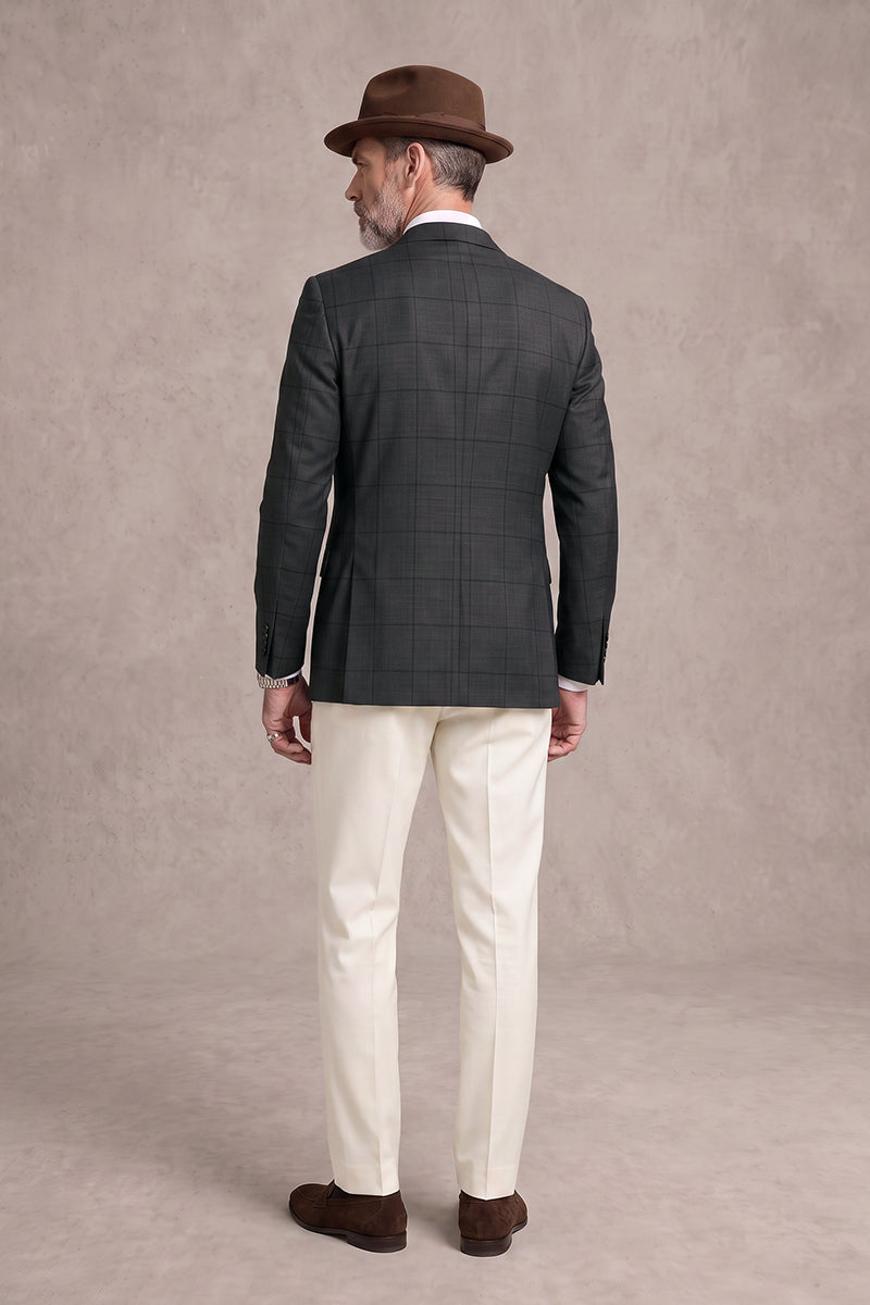 Black 50% Merino Wool Suits