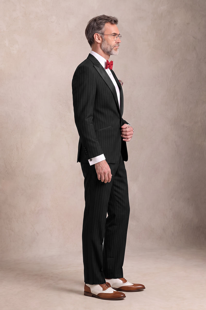 Black 100%Merino Wool Suits