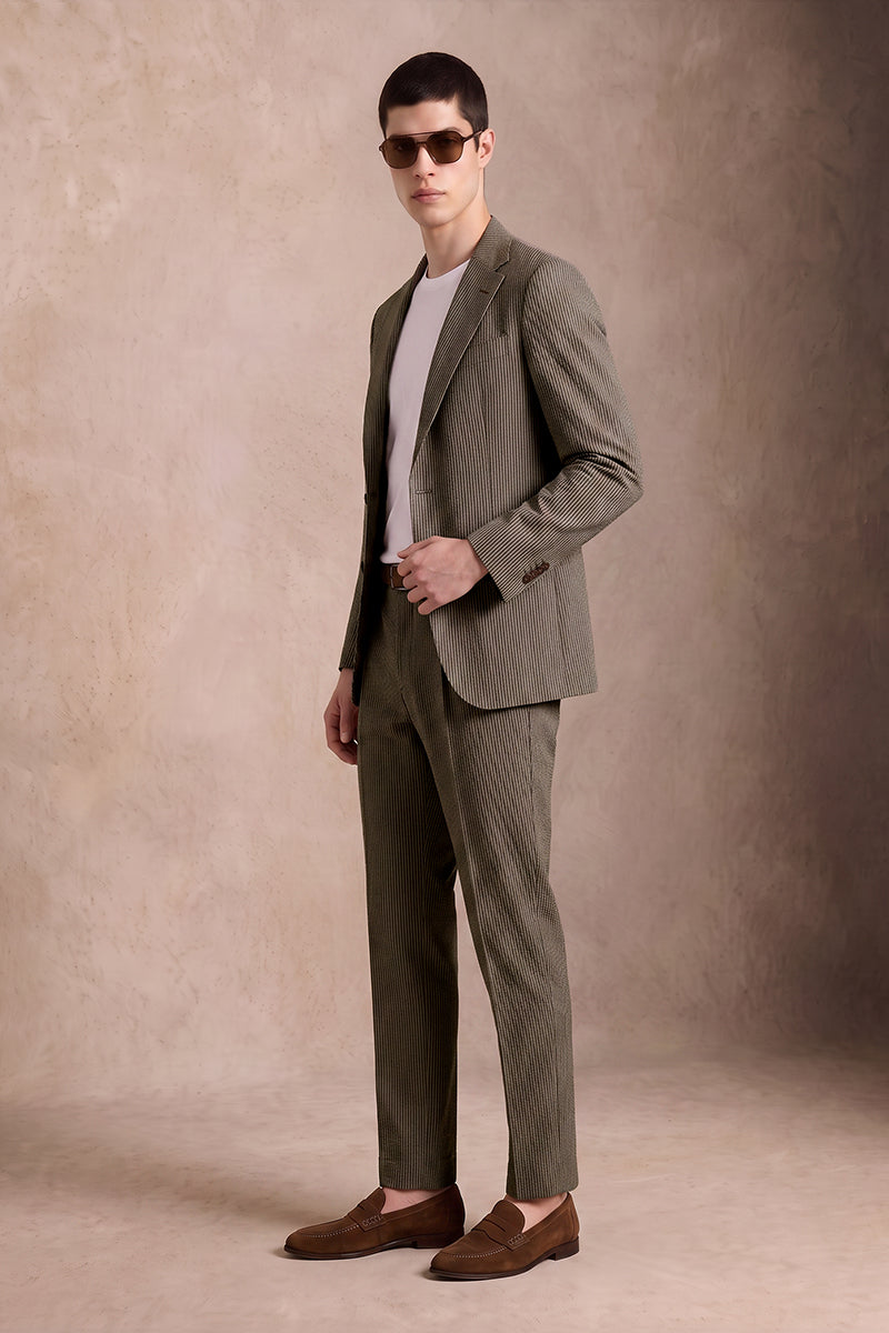 Brown 50% Merino Wool Suits