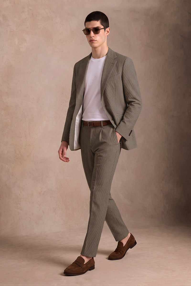 Brown 50% Merino Wool Suits
