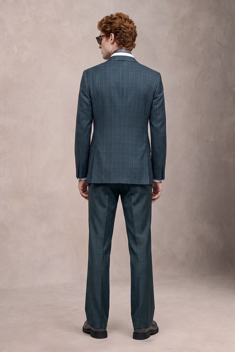 Navy Blue 50% Merino Woo Blazers