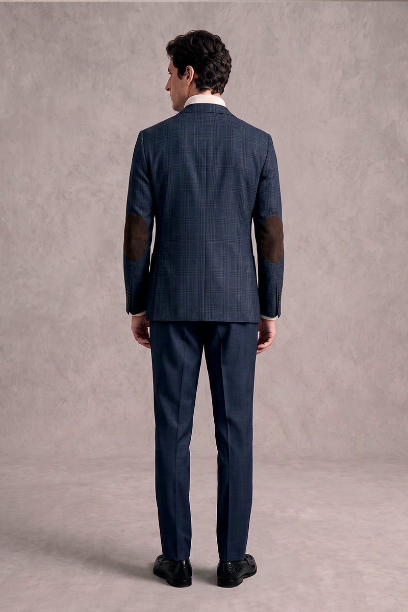 Navy Blue 50% Merino Wool Suits