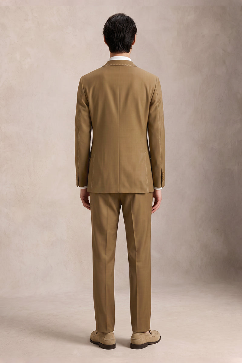 Brown 50% Merino Wool Suits