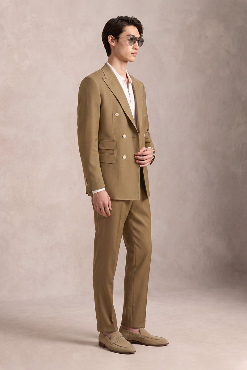Brown 50% Merino Woo Blazers