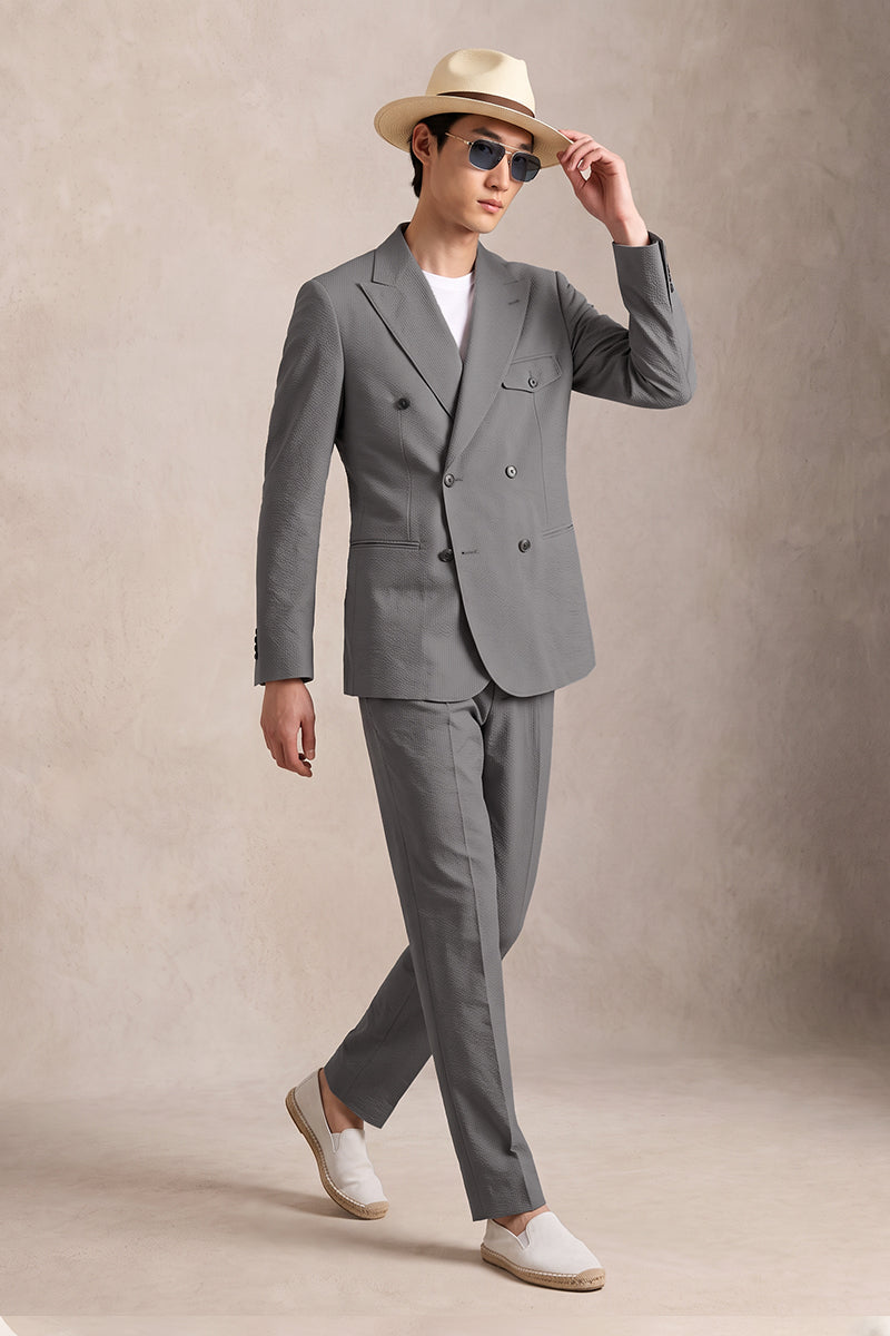 Gray 50% Merino Wool Suits