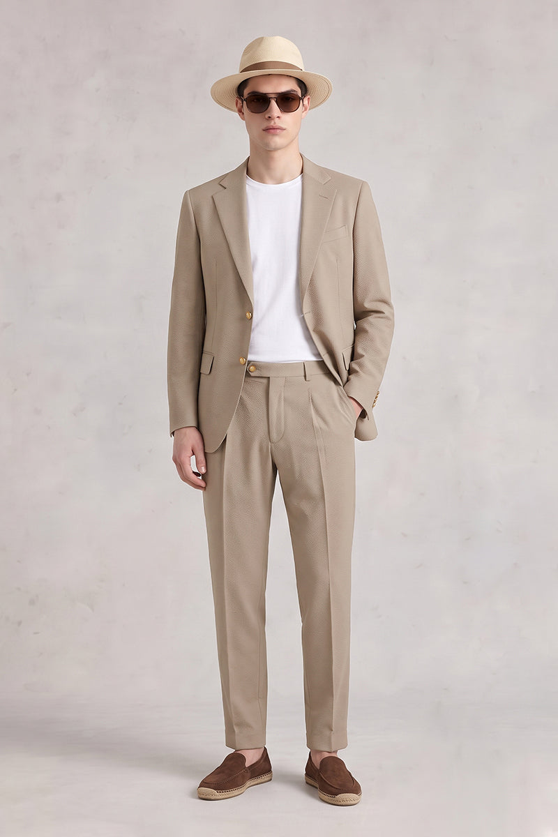 Light Brown 50% Merino Wool Suits
