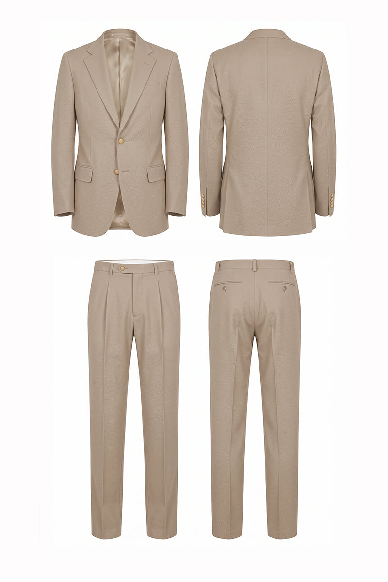 Light Brown 50% Merino Wool Suits