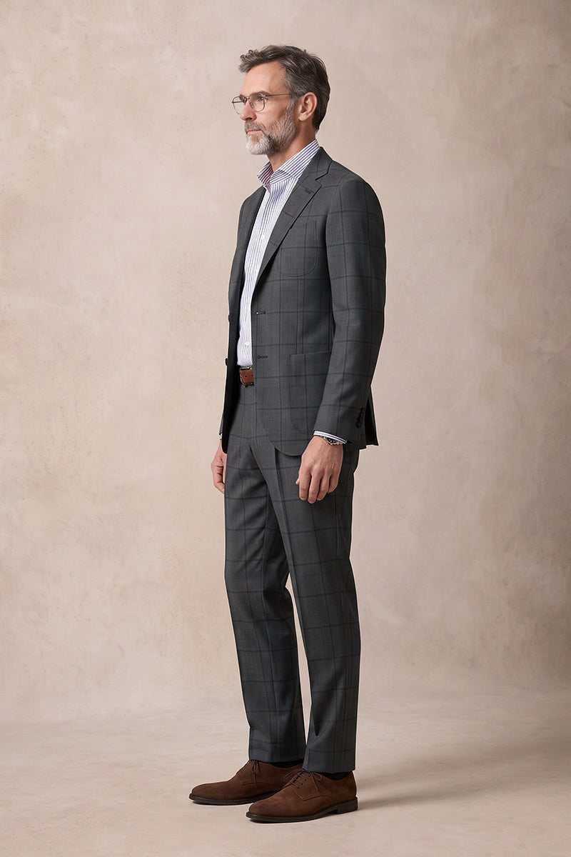 Dark Gray 50% Merino Wool Suits