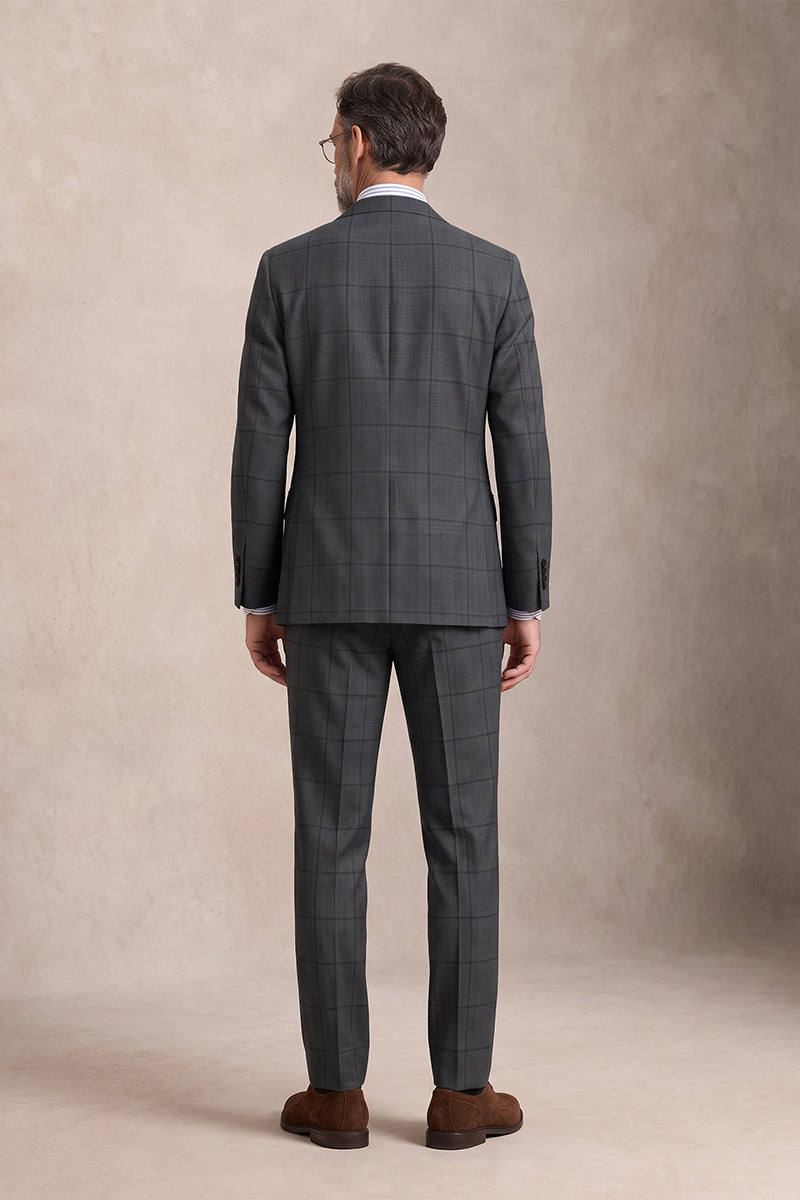Dark Gray 50% Merino Wool Suits