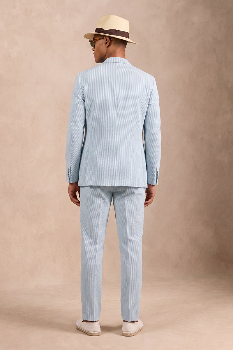 Sky Blue 50% Merino Wool Suits