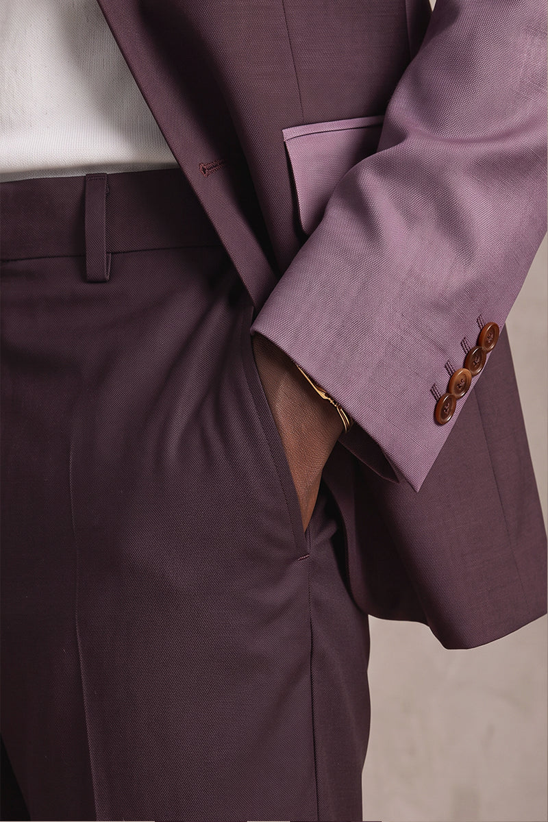 Purple 50% Merino Wool Suits