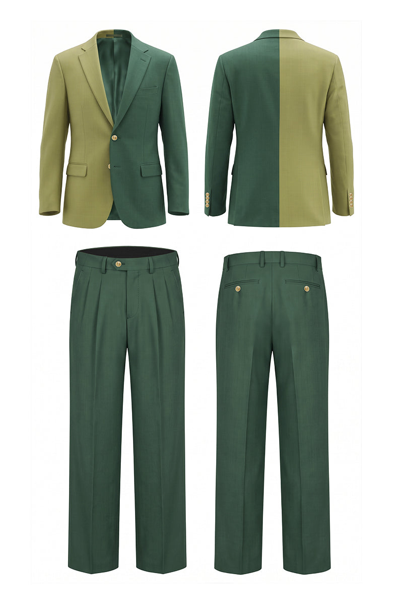 Green 50% Merino Wool Blazers