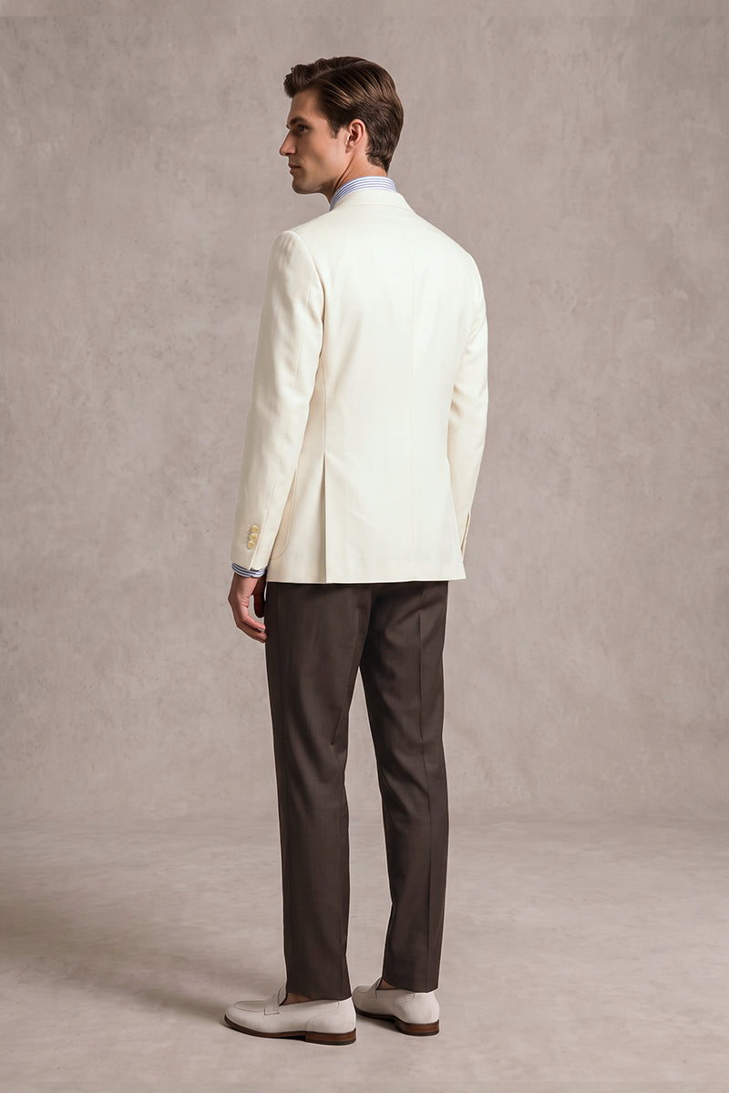 Beige 50% Merino Wool Suits