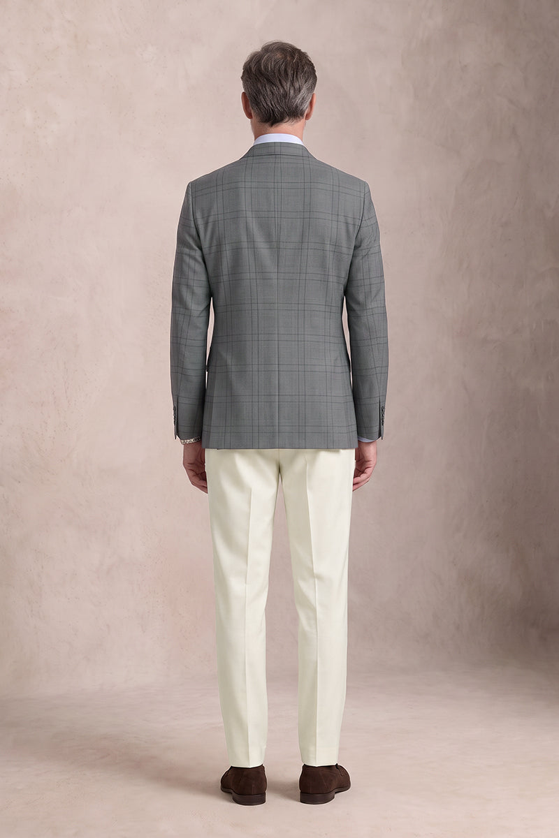 Gray 100% Merino Wool Suits