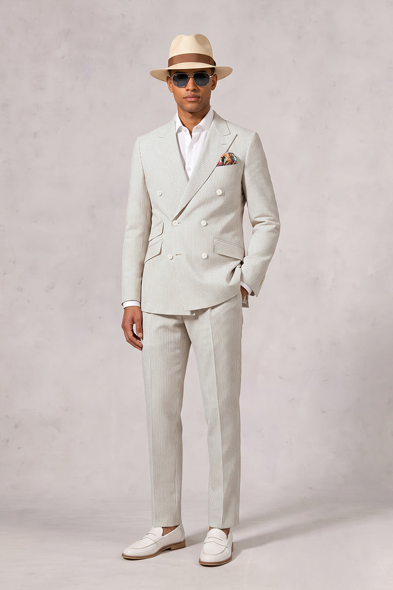 Light Gray 50% Merino Wool Suits