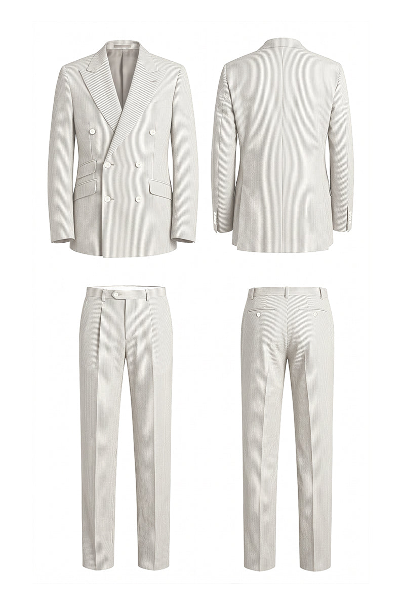 Light Gray 50% Merino Wool Suits