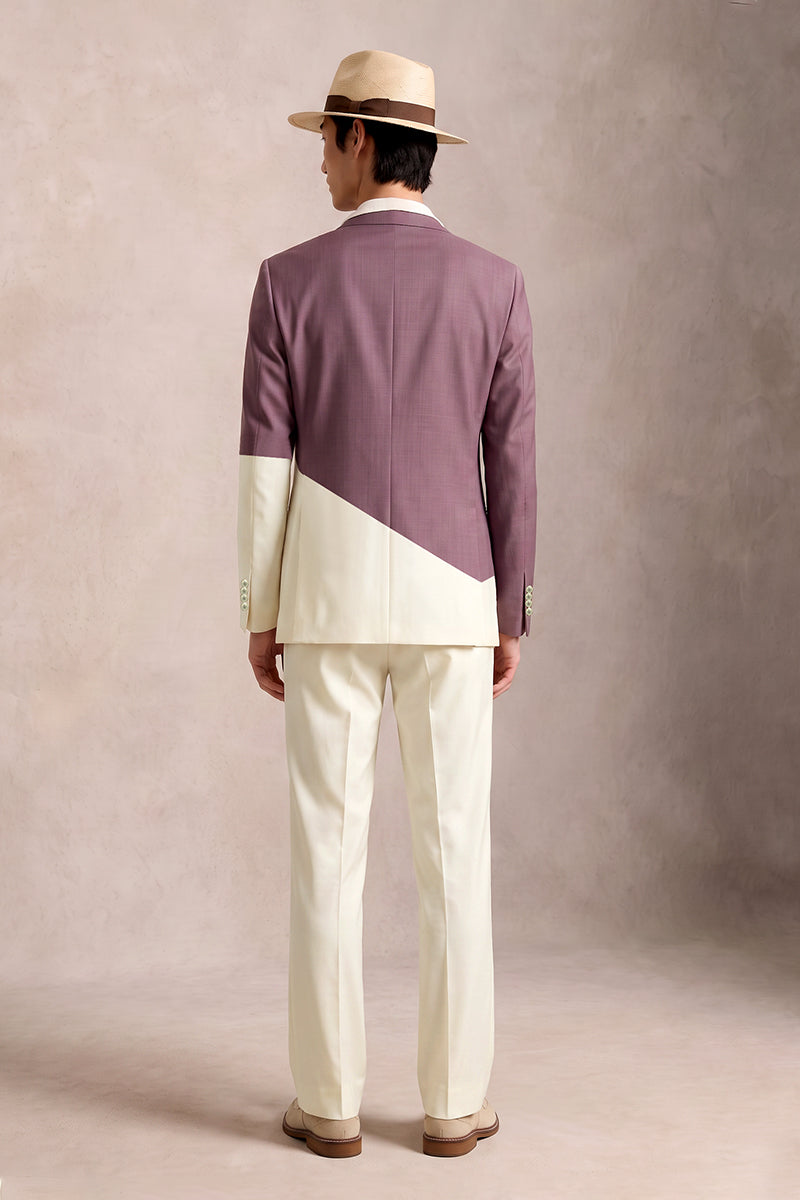 Purple 50% Merino Wool Suits
