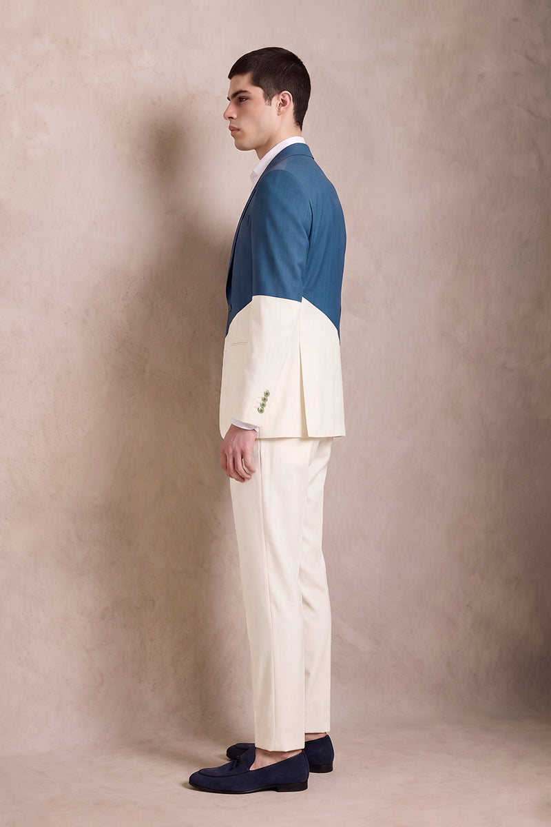 Blue 50% Merino Wool Suits