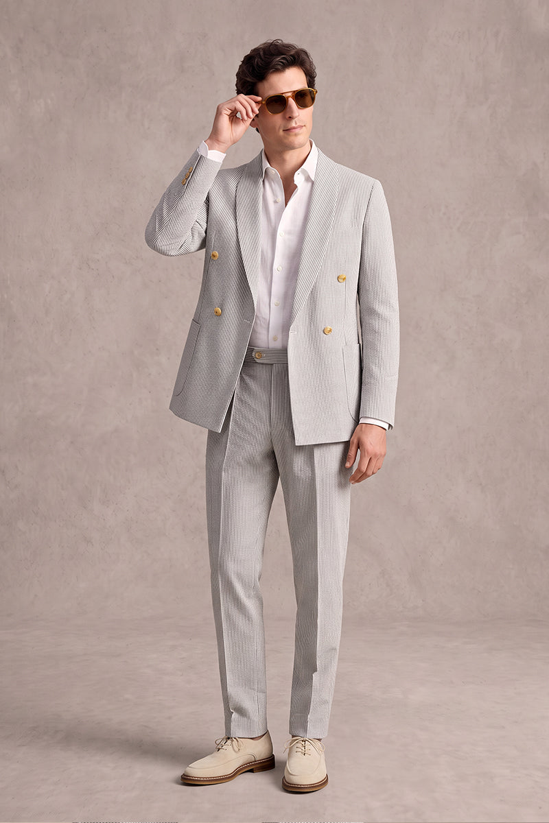 Gray 50% Merino Wool Suits