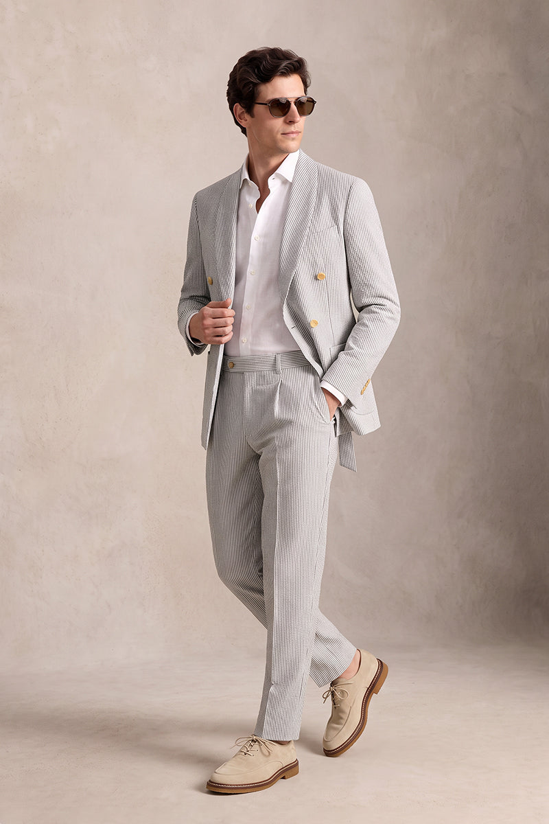 Gray 50% Merino Wool Suits