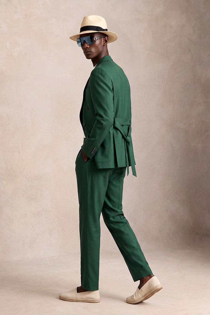 Forest Green 50% Merino Wool Suits