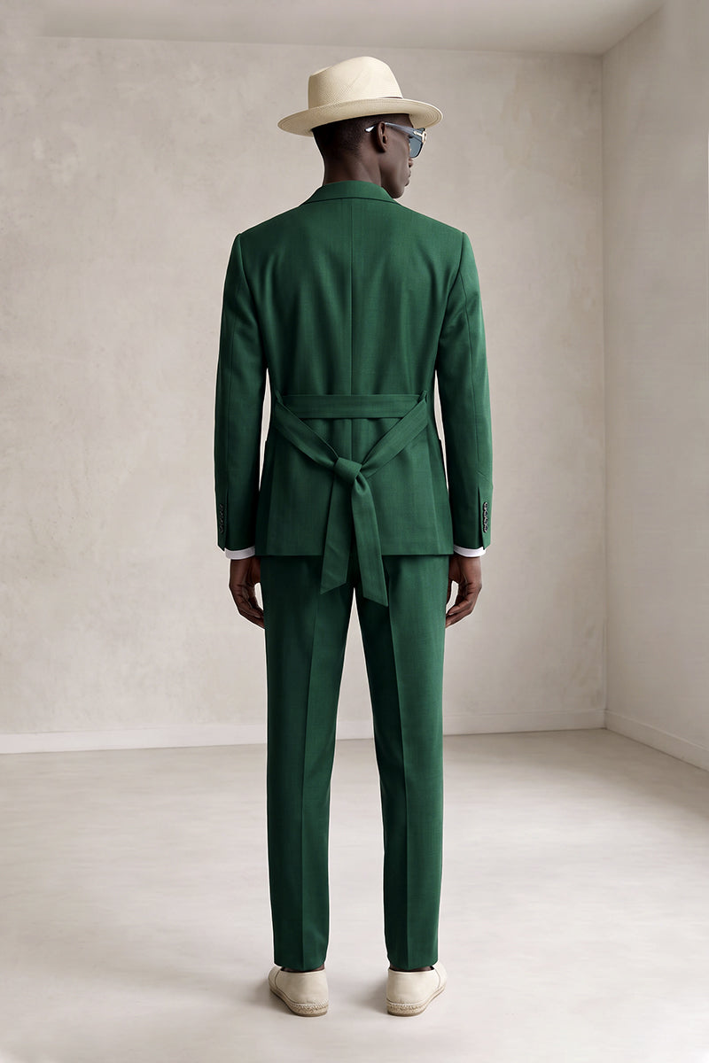 Forest Green 50% Merino Wool Suits