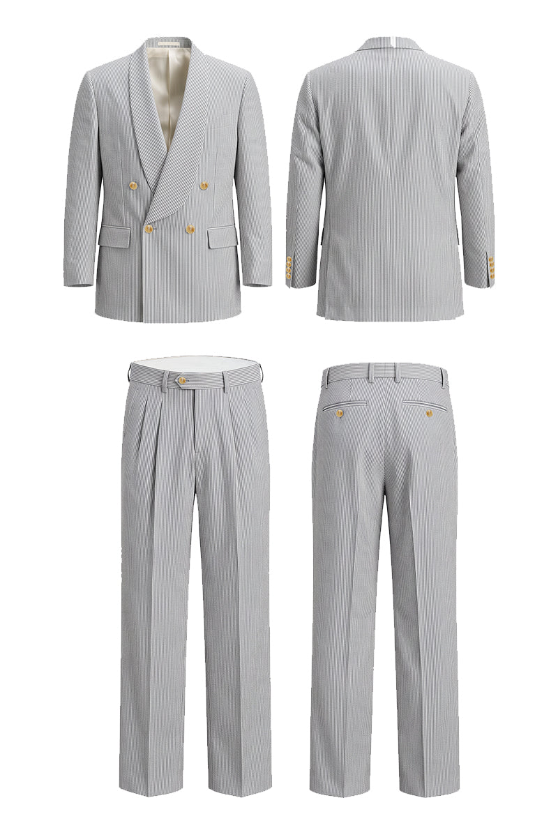 Light Gray 50% Merino Wool Suits