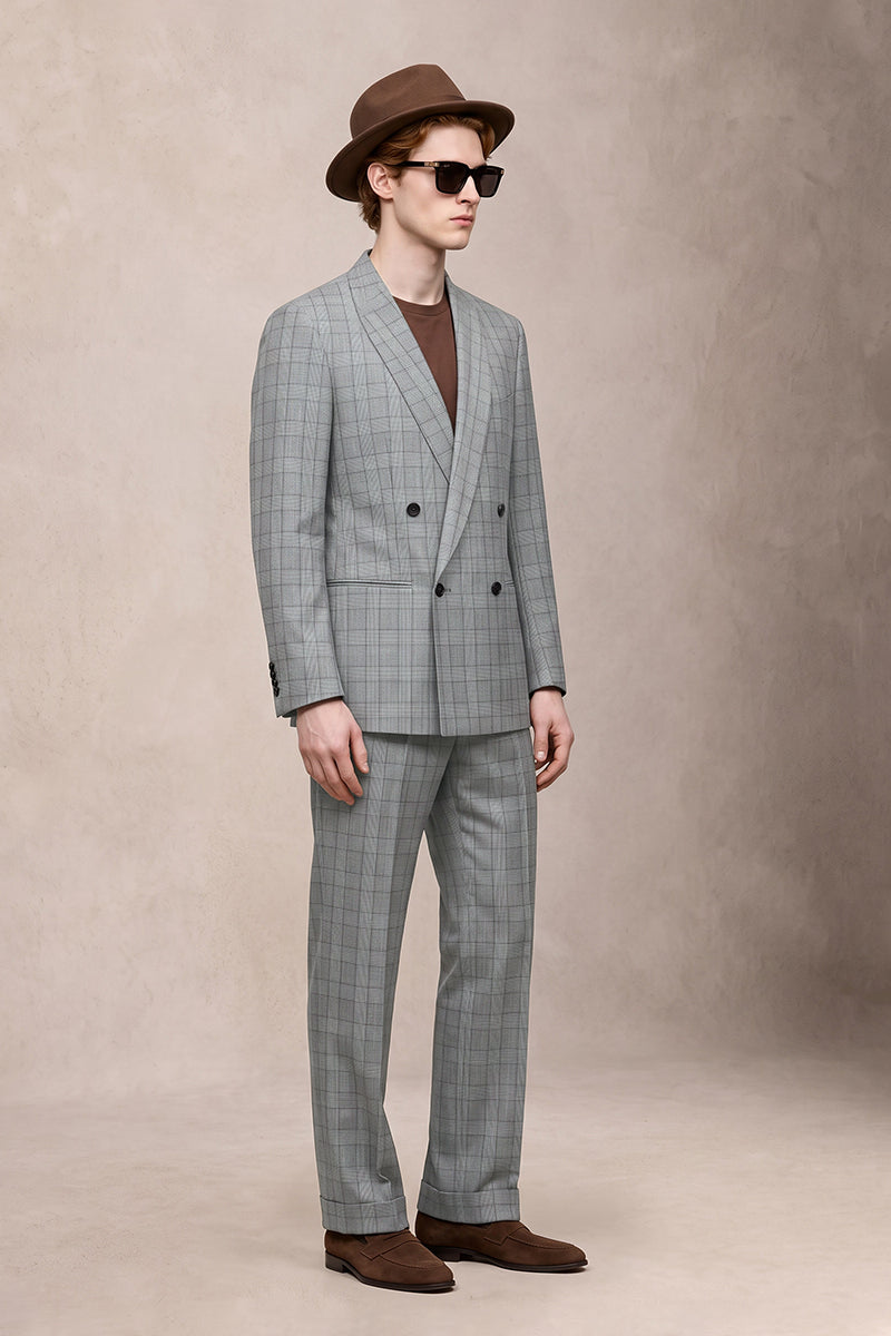 Gray 50% Merino Wool Suits