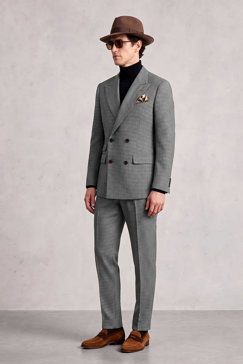 Gray 100% Merino Wool Suits