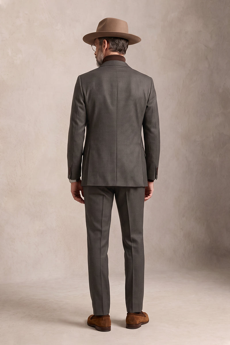 Brown 100% Merino Wool Suits