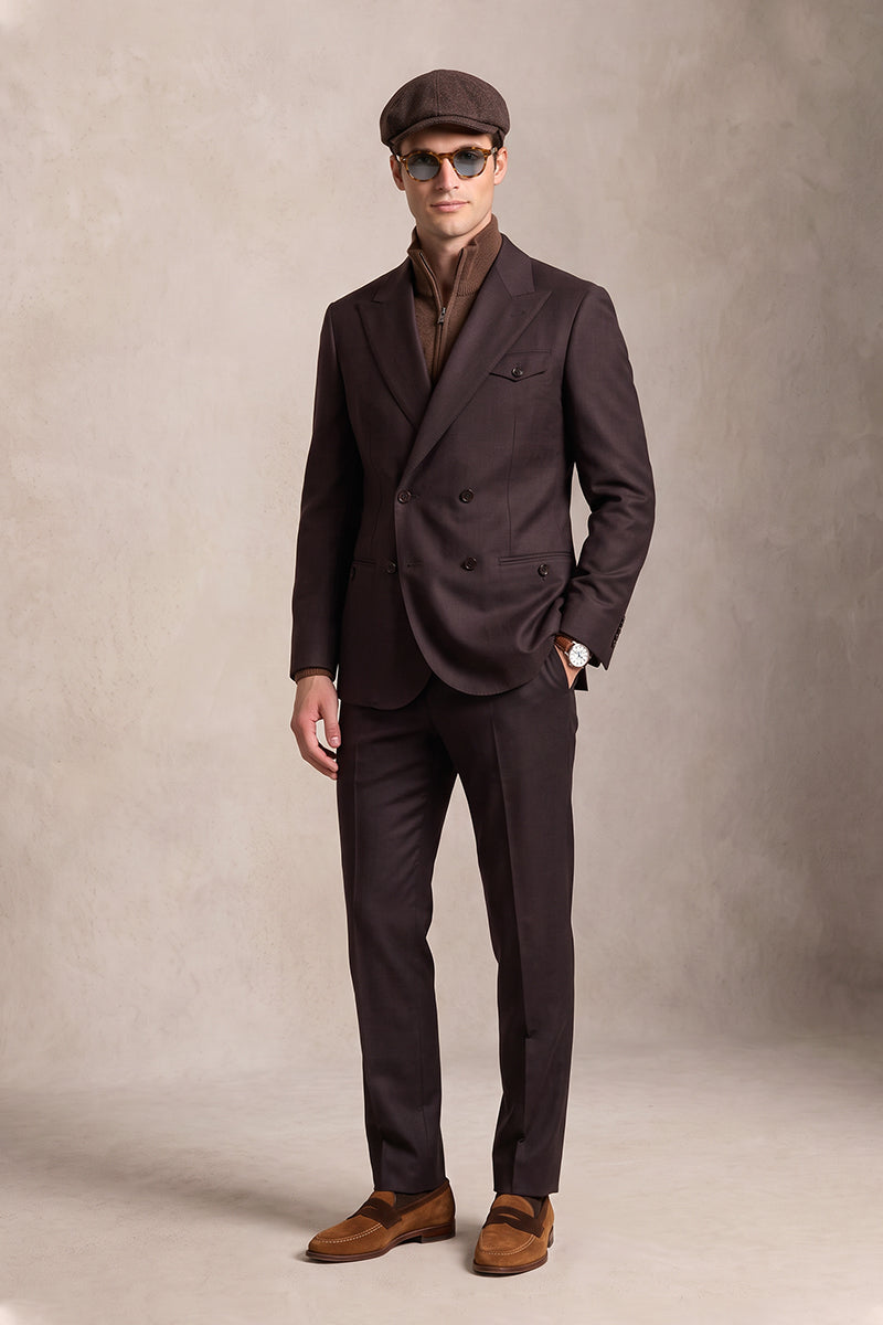 Burgundy 70% Merino Wool Suits