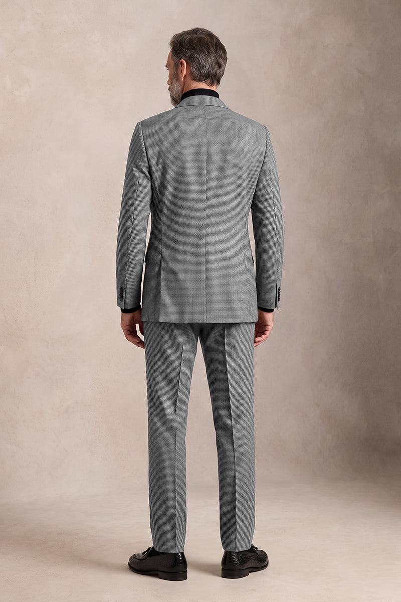 Gray 100% Merino Wool Suits