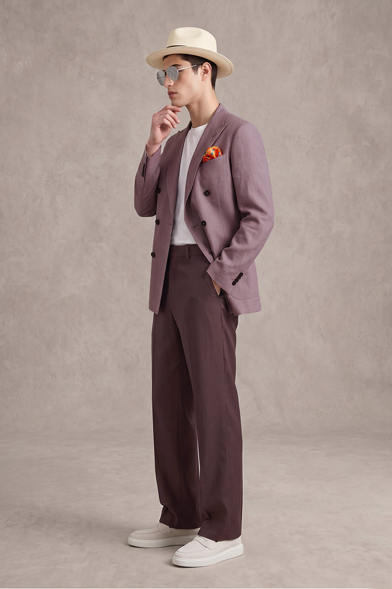 Purple 50% Merino Wool Suits
