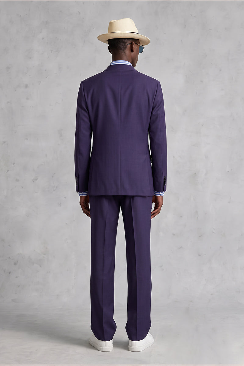 Deep Purple 50% Merino Wool Suits