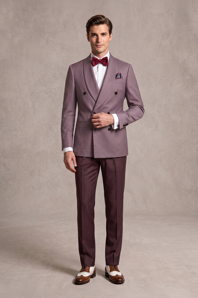 Purple 50% Merino Wool Blazers