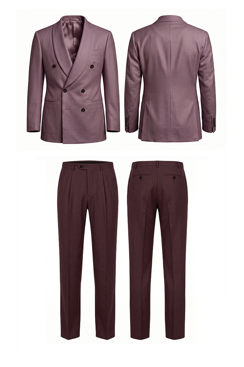 Purple 50% Merino Wool Blazers