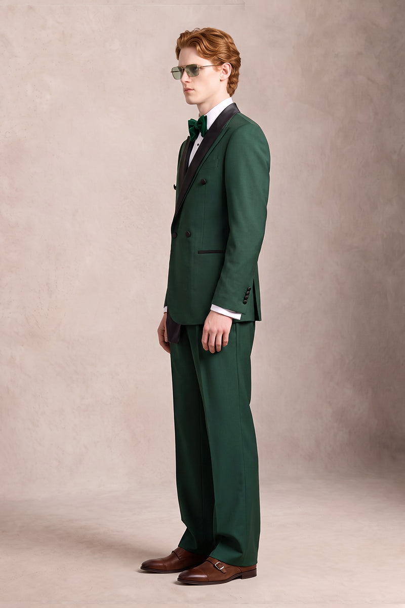 Forest Green 50% Merino Wool Suits