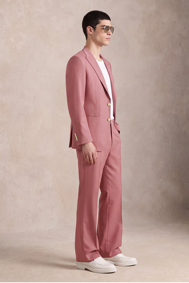 Pink 100% Merino Wool Suits