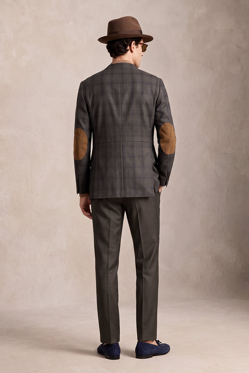 Dark Brown 50% Merino Wool Suits