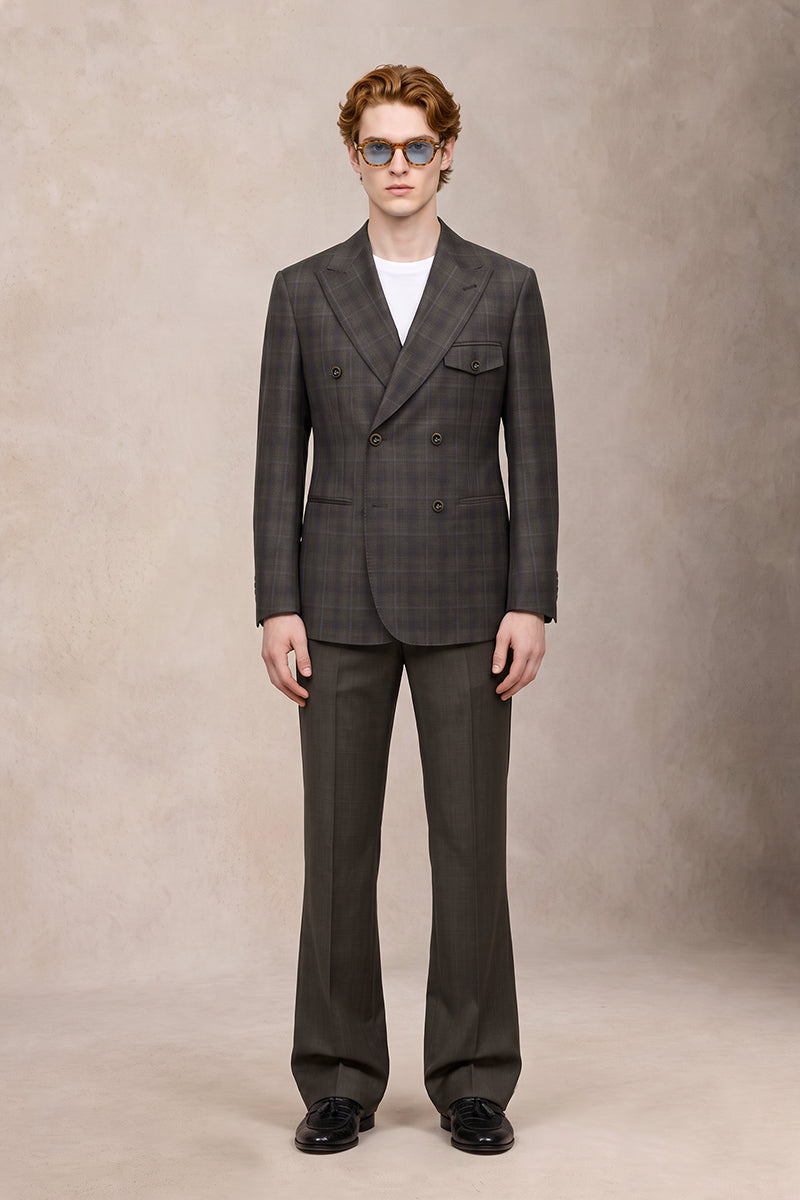 Brown 50% Merino Wool Suits