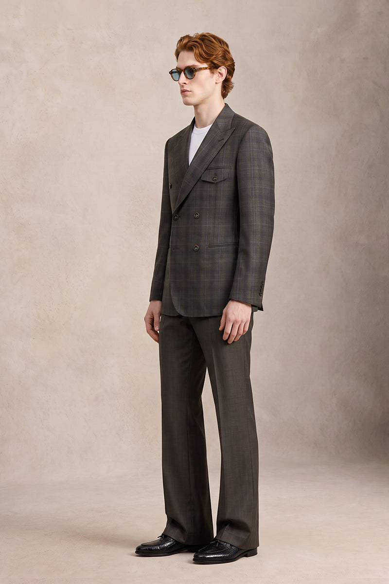 Brown 50% Merino Wool Suits