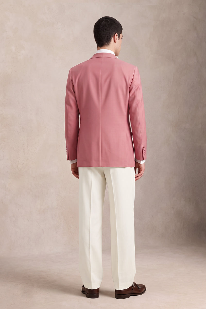 Pink 100% Merino Wool Suits