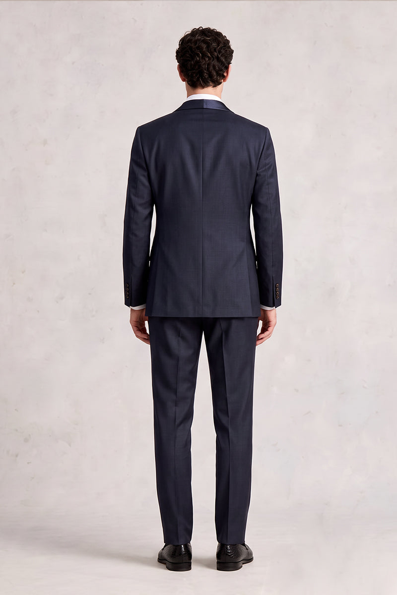 Navy Blue 55% Merino Wool Suits