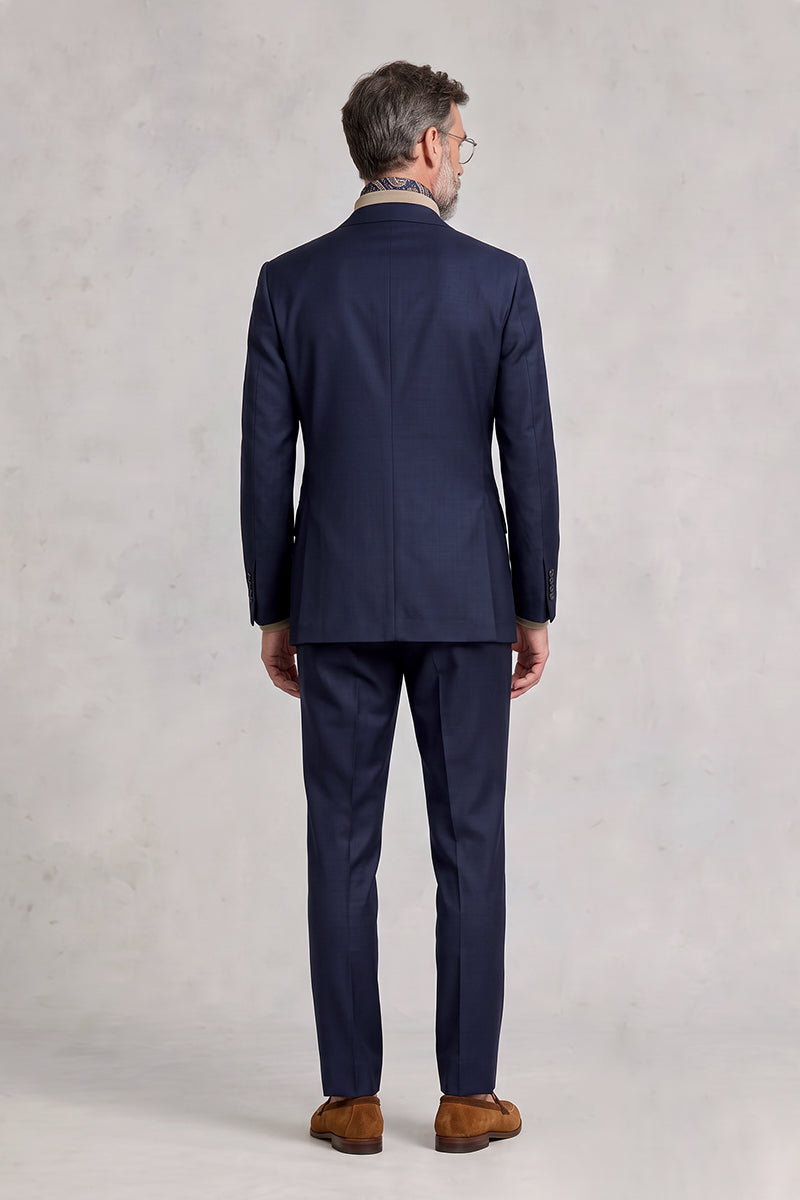 Navy Blue 55% Merino Wool Suits